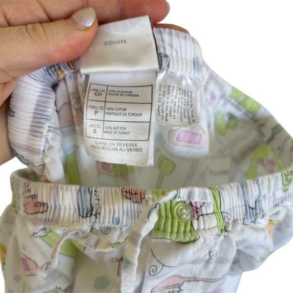 Vtg Disney Winnie The Pooh Women's Pajama Pants Multicolor Size S - Picture 6 of 12